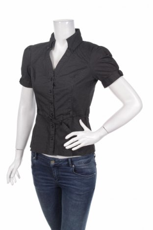 Γυναικείο πουκάμισο Clockhouse, Μέγεθος M, Χρώμα Μαύρο, Τιμή 12,37 €