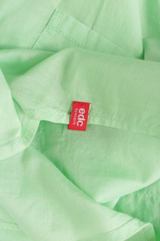 Γυναικείο πουκάμισο Edc By Esprit, Μέγεθος M, Χρώμα Πράσινο, Τιμή 15,46 €