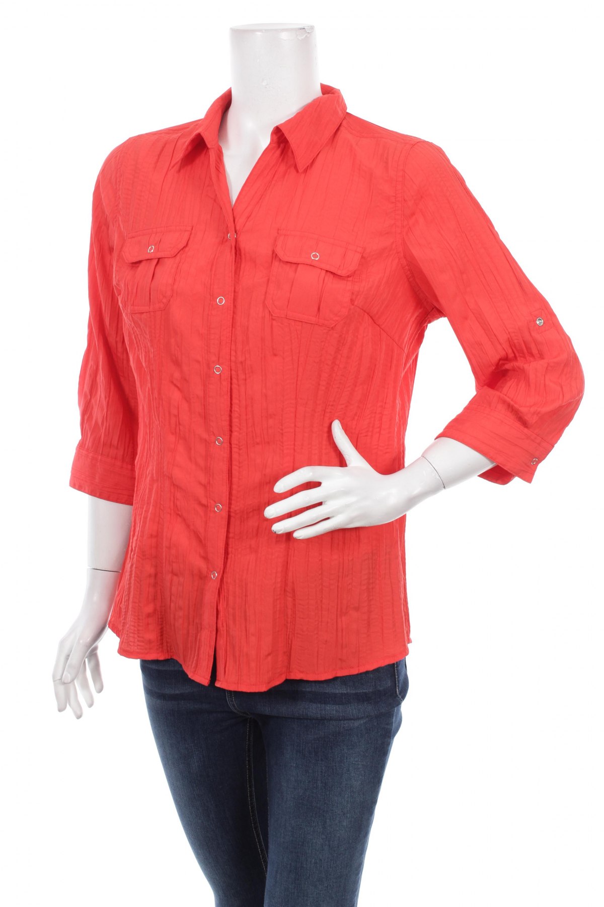 Γυναικείο πουκάμισο Canda, Μέγεθος M, Χρώμα Κόκκινο, Τιμή 15,98 €