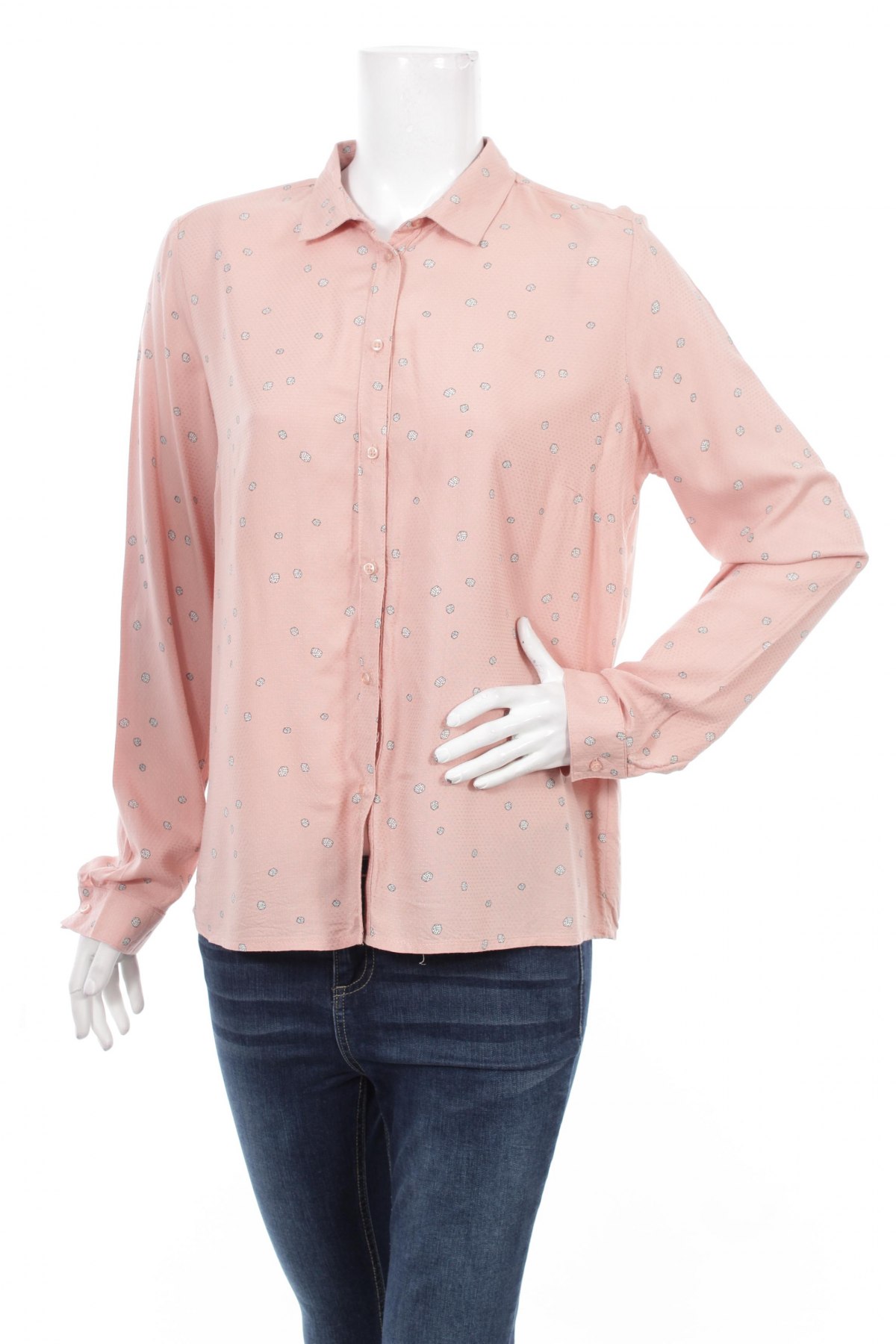 Γυναικείο πουκάμισο Clockhouse, Μέγεθος L, Χρώμα Ρόζ , Τιμή 22,68 €