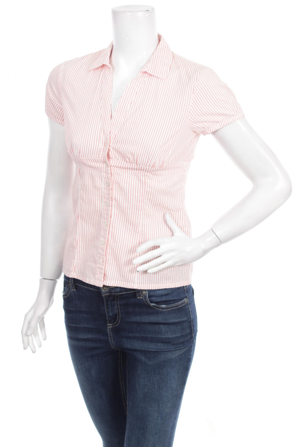 Γυναικείο πουκάμισο H&M Divided, Μέγεθος S, Χρώμα Κόκκινο, Τιμή 10,82 €