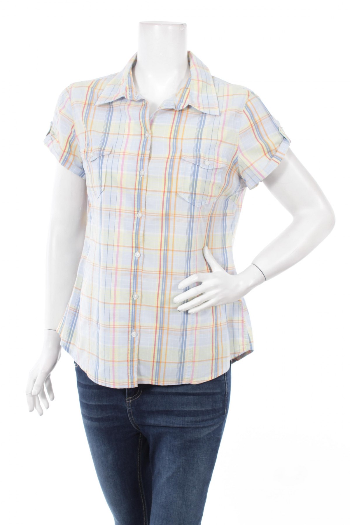 Γυναικείο πουκάμισο H&M L.o.g.g, Μέγεθος L, Χρώμα Πολύχρωμο, Τιμή 14,74 €