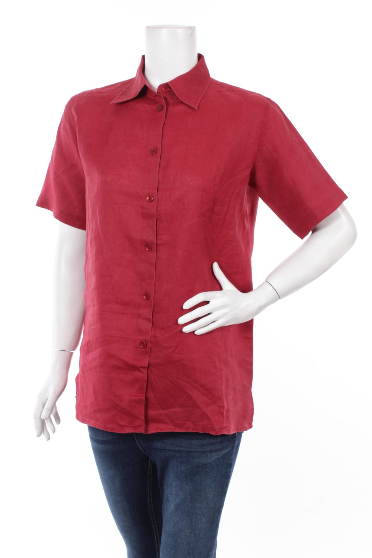 Γυναικείο πουκάμισο, Μέγεθος L, Χρώμα Κόκκινο, Τιμή 11,86 €