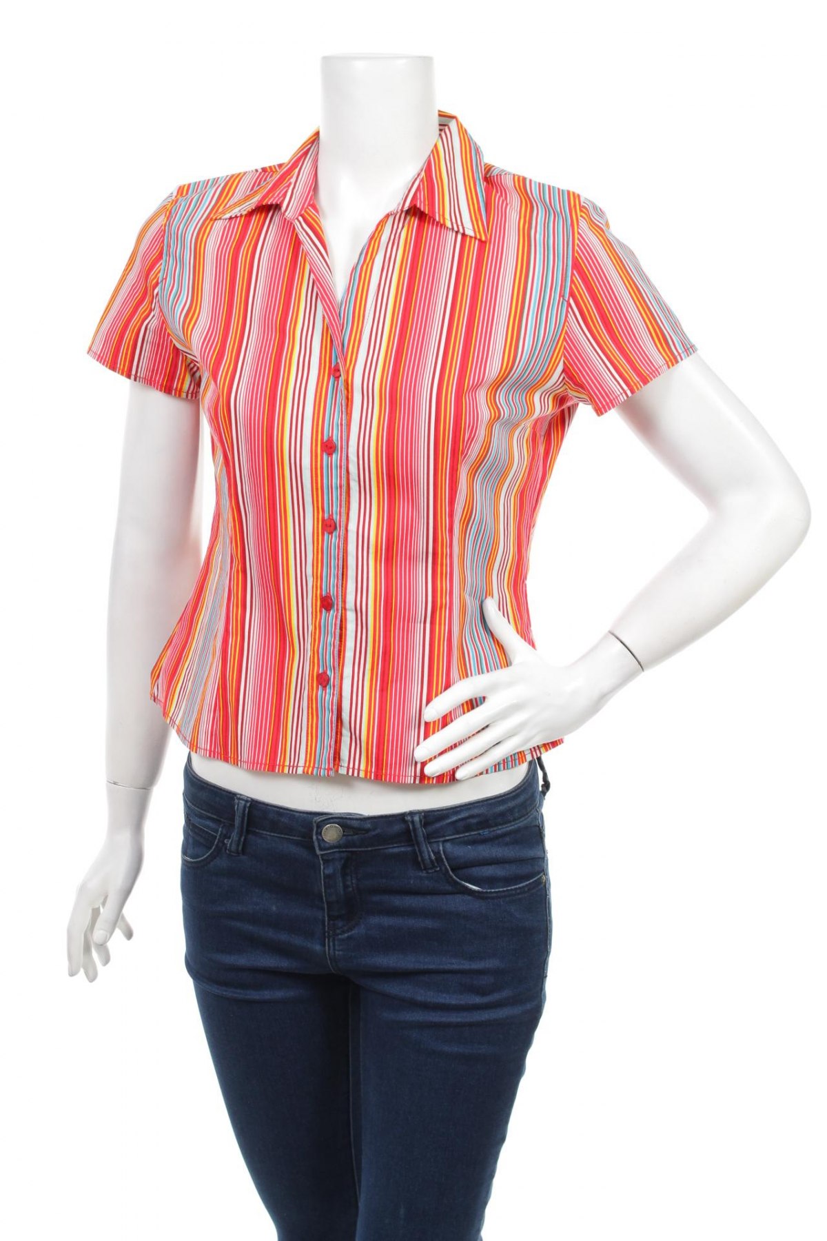 Γυναικείο πουκάμισο S.Oliver, Μέγεθος L, Χρώμα Πολύχρωμο, Τιμή 14,07 €