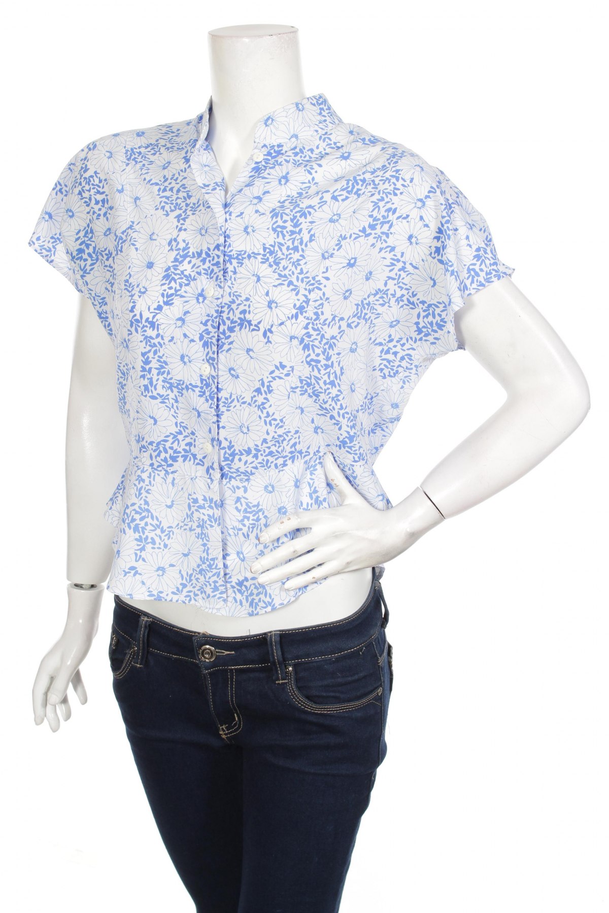 Γυναικείο πουκάμισο Yessica, Μέγεθος L, Χρώμα Μπλέ, Τιμή 12,37 €