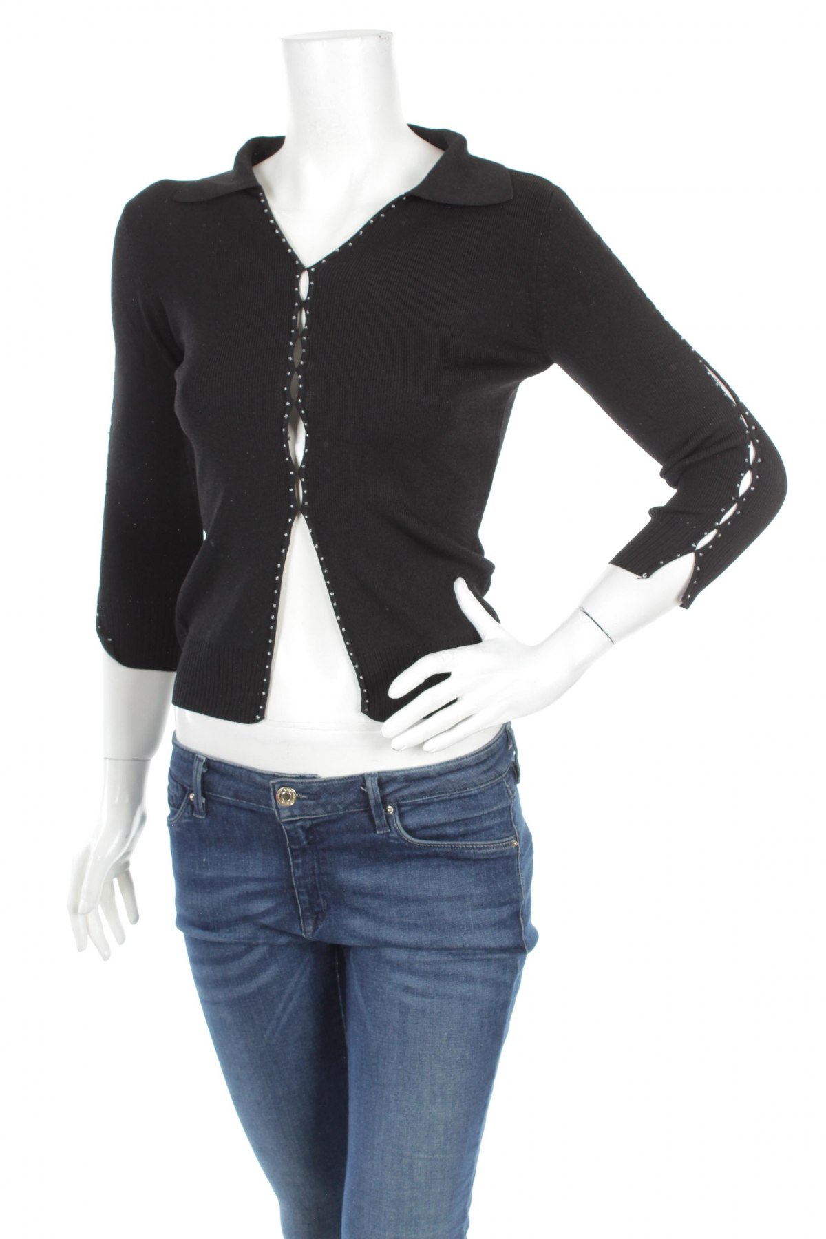 Дамски пуловер, Размер S, Цвят Черен, Цена 46,00 лв.