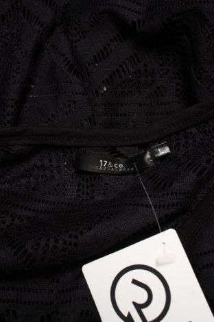 Дамска блуза 17 & CO, Размер L, Цвят Черен, Цена 19,00 лв.