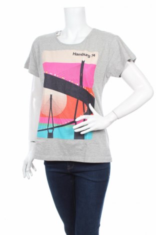 Γυναικείο t-shirt Nakedshirt, Μέγεθος L, Χρώμα Γκρί, Βαμβάκι, Τιμή 14,88 €