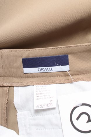 Дамски панталон Orwell, Размер S, Цвят Кафяв, Цена 35,70 лв.