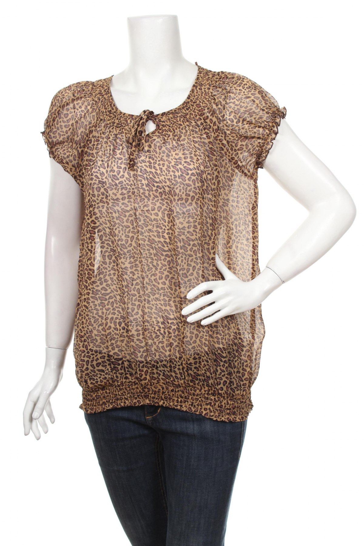 Дамска блуза 17 & CO, Размер M, Цвят Кафяв, Цена 19,00 лв.