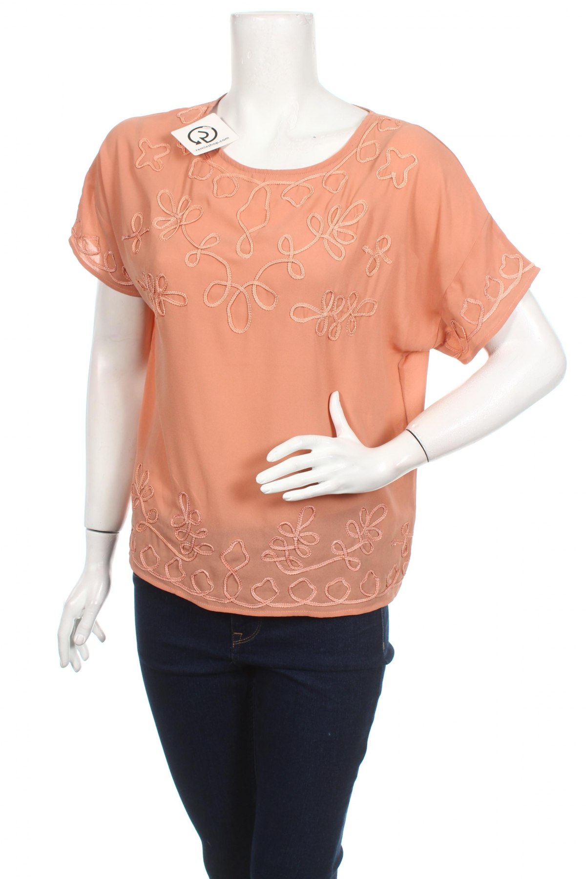 Дамска блуза Takko Fashion, Размер L, Цвят Оранжев, Цена 19,00 лв.