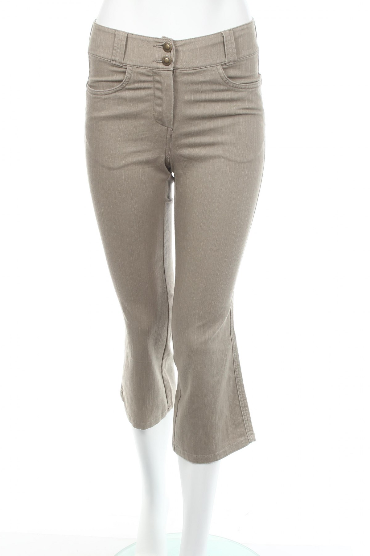 Дамски панталон Heine, Размер XS, Цвят Бежов, Цена 21,25 лв.