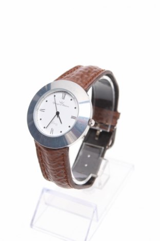Часовник Yonger & Bresson, Цвят Кафяв, Естествена кожа, метал, Цена 136,42 лв.