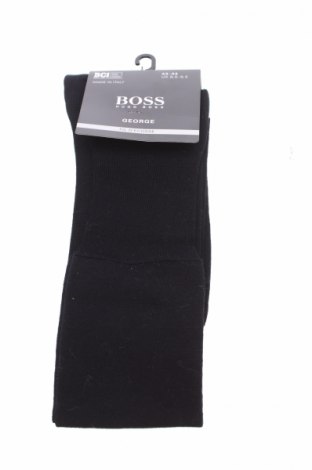 Чорапи Hugo Boss, Размер L, Цвят Черен, 98% памук, 2% еластан, Цена 20,80 лв.