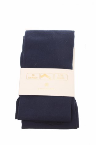 Чорапогащи Pieces, Размер L, Цвят Син, 91% полиамид, 9% еластан, Цена 11,60 лв.