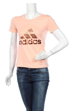 Дамска блуза Adidas, Размер XS, Цвят Розов, 95% памук, 5% еластан, Цена 29,40 лв.