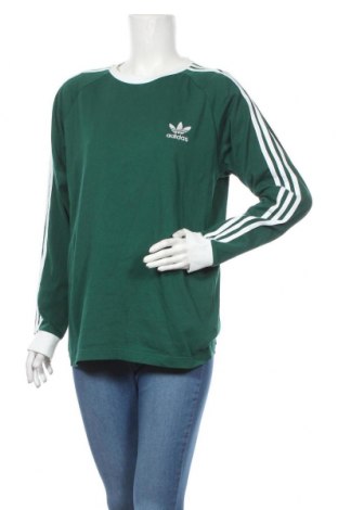 Дамска блуза Adidas Originals, Размер L, Цвят Зелен, Памук, Цена 63,00 лв.