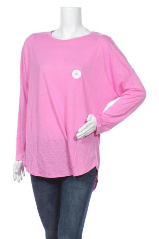 Дамска блуза Anko, Размер XXL, Цвят Розов, 55% лен, 45% памук, Цена 27,30 лв.