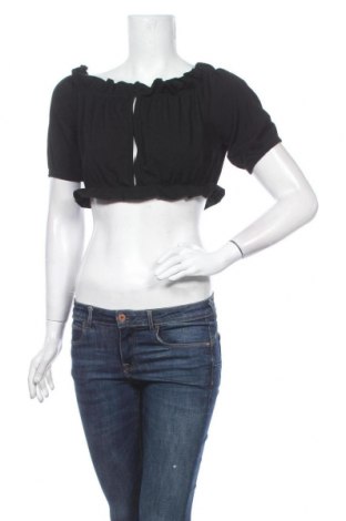 Дамска блуза Boohoo, Размер XS, Цвят Черен, Цена 3,02 лв.