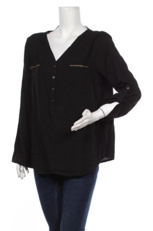 Дамска блуза Bpc Bonprix Collection, Размер XL, Цвят Черен, Вискоза, Цена 27,30 лв.