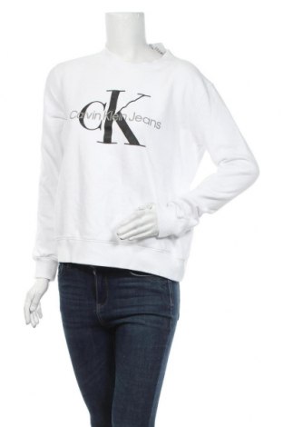 Bluzka damska Calvin Klein Jeans, Rozmiar L, Kolor Biały, Bawełna, Cena 343,84 zł