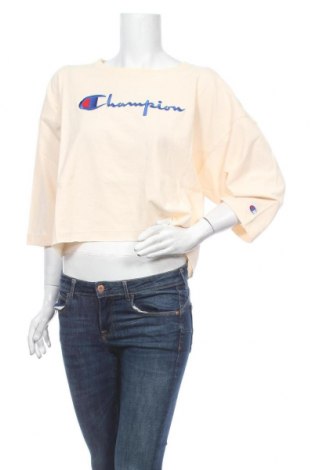 Γυναικεία μπλούζα Champion, Μέγεθος L, Χρώμα  Μπέζ, Βαμβάκι, Τιμή 18,32 €