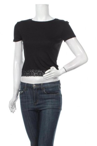 Γυναικεία μπλούζα Clockhouse, Μέγεθος S, Χρώμα Μαύρο, 95% βισκόζη, 5% ελαστάνη, Τιμή 16,05 €