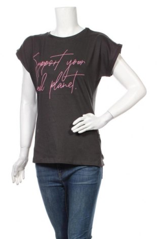 Γυναικεία μπλούζα Dedicated, Μέγεθος S, Χρώμα Γκρί, Βαμβάκι, Τιμή 20,63 €