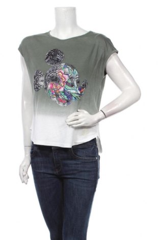 Дамска блуза Desigual, Размер M, Цвят Многоцветен, 50% памук, 50% модал, Цена 62,30 лв.