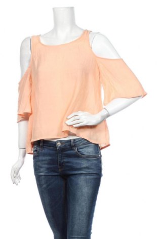 Дамска блуза Fb Sister, Размер S, Цвят Оранжев, 60% вискоза, 40% полиестер, Цена 27,30 лв.