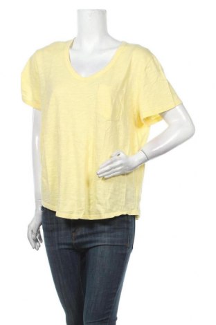 Дамска блуза Gap, Размер L, Цвят Жълт, Памук, Цена 42,90 лв.