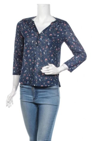 Дамска блуза H&M, Размер XS, Цвят Син, Полиестер, Цена 27,30 лв.