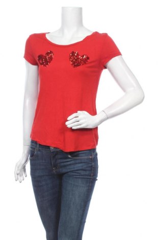 Дамска блуза H&M, Размер S, Цвят Червен, Вискоза, Цена 24,15 лв.