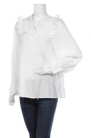 Дамска блуза H&M, Размер S, Цвят Бял, 80% вискоза, 20% полиамид, Цена 27,30 лв.