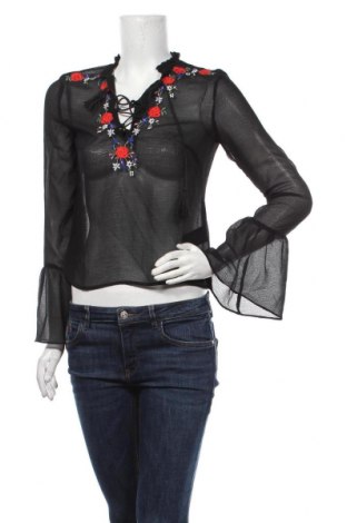 Дамска блуза H&M Divided, Размер S, Цвят Черен, 100% полиестер, Цена 27,30 лв.