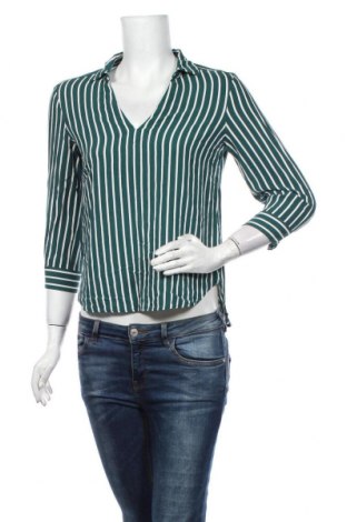 Дамска блуза H&M Divided, Размер XXS, Цвят Зелен, 100% вискоза, Цена 27,30 лв.