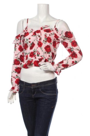 Дамска блуза H&M Divided, Размер S, Цвят Розов, 97% полиестер, 3% еластан, Цена 27,30 лв.