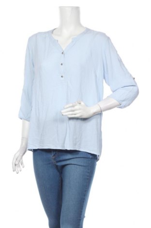 Дамска блуза Laura Torelli, Размер L, Цвят Син, Вискоза, Цена 24,15 лв.