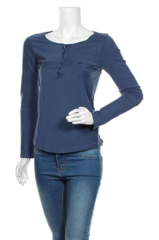 Дамска блуза Massimo Dutti, Размер S, Цвят Син, 67% лиосел, 33% памук, Цена 46,00 лв.