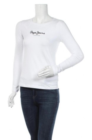 Дамска блуза Pepe Jeans, Размер S, Цвят Бял, 95% памук, 5% еластан, Цена 56,07 лв.