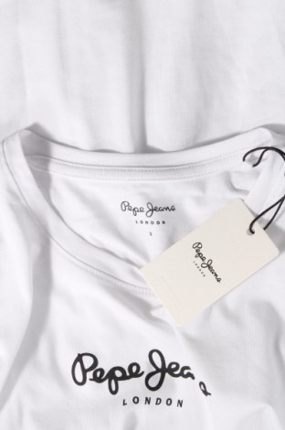 Дамска блуза Pepe Jeans, Размер S, Цвят Бял, 95% памук, 5% еластан, Цена 66,75 лв.