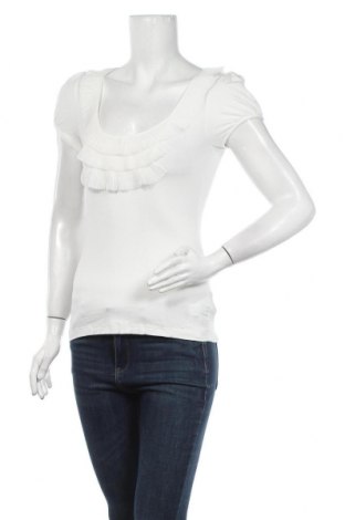 Дамска блуза Review, Размер S, Цвят Бял, 93% вискоза, 7% еластан, Цена 10,92 лв.
