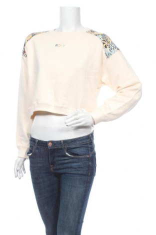 Γυναικεία μπλούζα Roxy, Μέγεθος XS, Χρώμα  Μπέζ, Βαμβάκι, Τιμή 24,38 €
