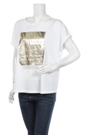 Damen Shirt S.Oliver, Größe L, Farbe Weiß, 50% Polyester, 38% Baumwolle, 12% Viskose, Preis 24,19 €
