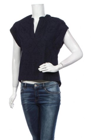 Damen Shirt S.Oliver, Größe S, Farbe Blau, Baumwolle, Preis 20,68 €