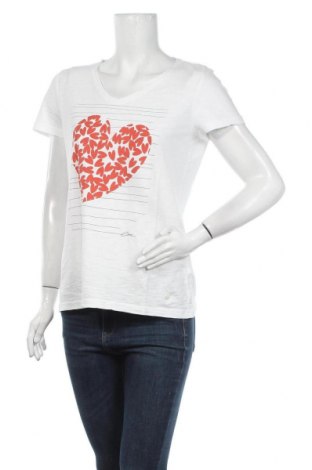 Damen Shirt Tom Tailor, Größe M, Farbe Weiß, Baumwolle, Preis 19,28 €