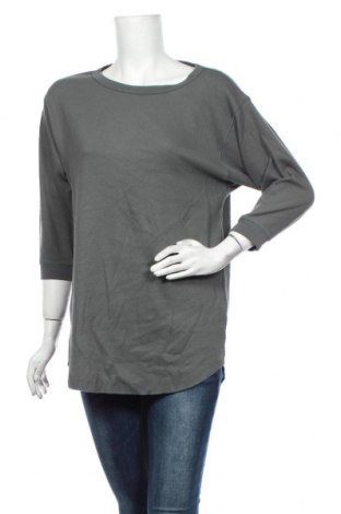 Дамска блуза Uniqlo, Размер S, Цвят Зелен, 60% памук, 40% полиестер, Цена 27,30 лв.