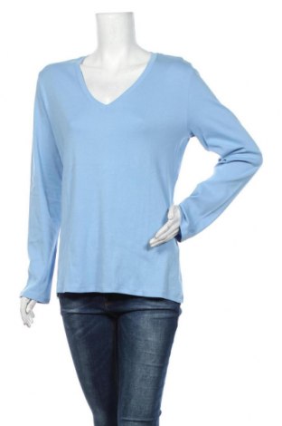 Γυναικεία μπλούζα United Colors Of Benetton, Μέγεθος XL, Χρώμα Μπλέ, Βαμβάκι, Τιμή 22,40 €