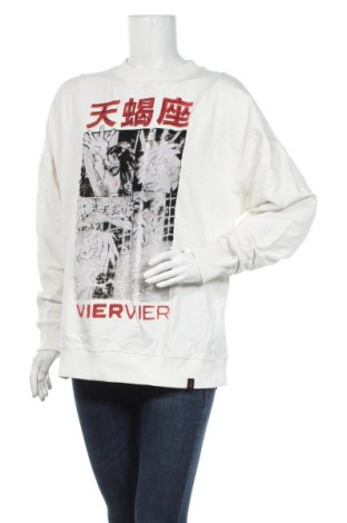 Damen Shirt Viervier Exclusive x About You, Größe L, Farbe Ecru, 95% Baumwolle, 5% Elastan, Preis 26,64 €