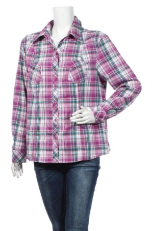 Дамска риза Bianca, Размер XL, Цвят Многоцветен, 69% памук, 28% полиестер, 3% еластан, Цена 9,56 лв.
